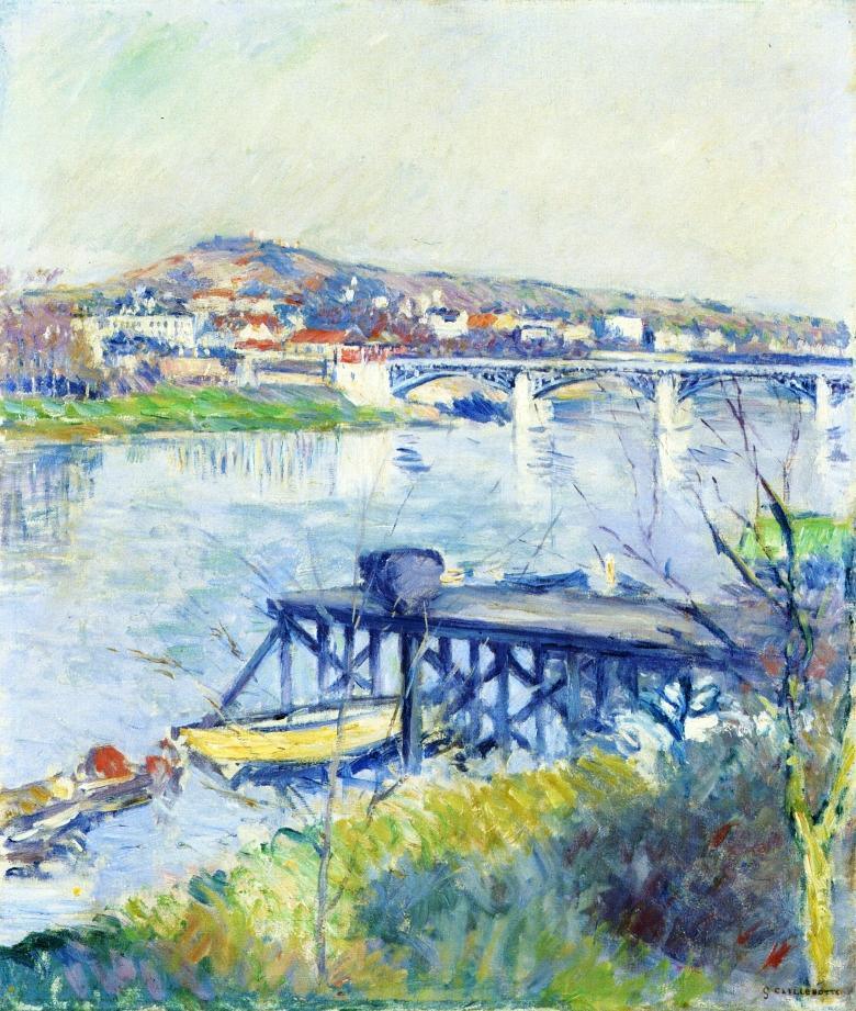 Gustave Caillebotte The Bridge at Argenteuil
